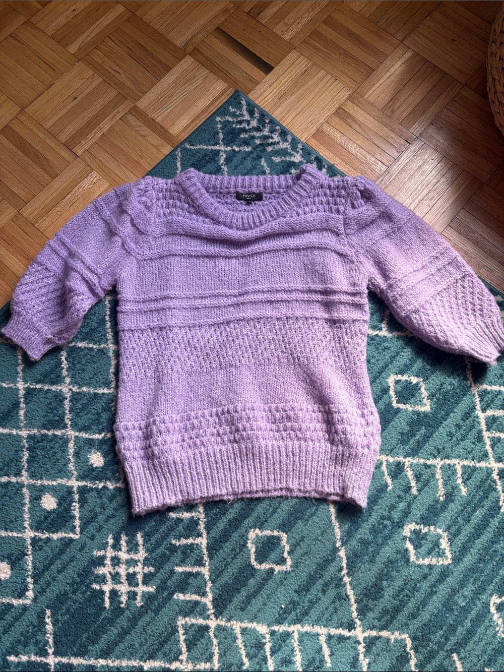 FRNCH NWOT Lavender Knit Women's Sweater